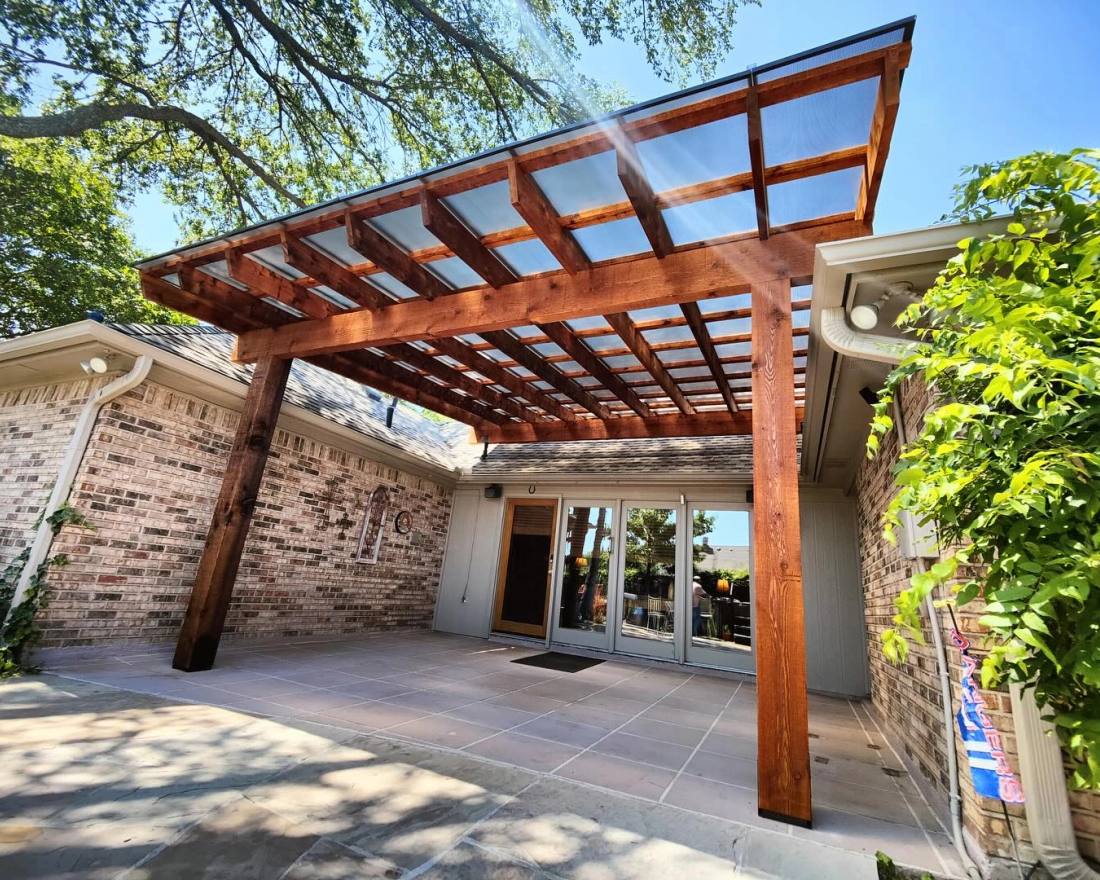 Hercules weatherproof pergola roof system